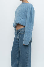 Load image into Gallery viewer, Vintage x Handknit Blue Pearl Sweater (XS-L)