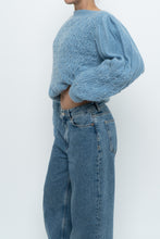 Load image into Gallery viewer, Vintage x Handknit Blue Pearl Sweater (XS-L)