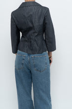 Load image into Gallery viewer, Vintage x NINE WEST Silver Cotton-blend Cropped Blazer (XS-M)