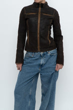 Load image into Gallery viewer, Vintage x DANIER LEATHER Brown Suede Fitted Jacket (XXS, XS)