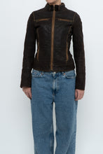 Load image into Gallery viewer, Vintage x DANIER LEATHER Brown Suede Fitted Jacket (XXS, XS)