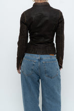 Load image into Gallery viewer, Vintage x DANIER LEATHER Brown Suede Fitted Jacket (XXS, XS)