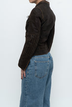 Load image into Gallery viewer, Vintage x DANIER LEATHER Brown Suede Fitted Jacket (XXS, XS)