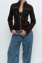 Load image into Gallery viewer, Vintage x DANIER LEATHER Brown Suede Fitted Jacket (XXS, XS)
