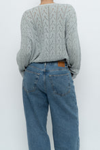 Load image into Gallery viewer, Vintage x Made in UK x MARKS &amp; SPENCER Pale Green Cotton Cardigan (XS-L)
