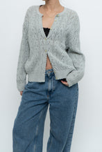 Load image into Gallery viewer, Vintage x Made in UK x MARKS &amp; SPENCER Pale Green Cotton Cardigan (XS-L)