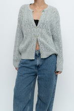 Load image into Gallery viewer, Vintage x Made in UK x MARKS &amp; SPENCER Pale Green Cotton Cardigan (XS-L)