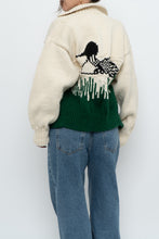 Load image into Gallery viewer, Vintage x Handknit Duck Cardigan (XS-M)