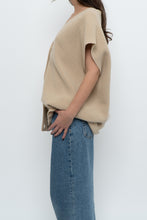 Load image into Gallery viewer, MAXMARA WEEKEND x Beige Sleveless Knit Cardigan (XS-L)