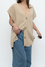 Load image into Gallery viewer, MAXMARA WEEKEND x Beige Sleveless Knit Cardigan (XS-L)