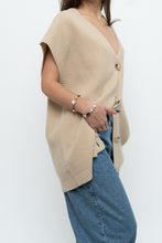 Load image into Gallery viewer, MAXMARA WEEKEND x Beige Sleveless Knit Cardigan (XS-L)