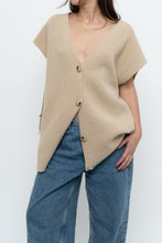 Load image into Gallery viewer, MAXMARA WEEKEND x Beige Sleveless Knit Cardigan (XS-L)