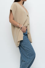 Load image into Gallery viewer, MAXMARA WEEKEND x Beige Sleveless Knit Cardigan (XS-L)