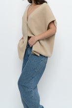 Load image into Gallery viewer, MAXMARA WEEKEND x Beige Sleveless Knit Cardigan (XS-L)