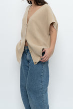 Load image into Gallery viewer, MAXMARA WEEKEND x Beige Sleveless Knit Cardigan (XS-L)