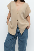 Load image into Gallery viewer, MAXMARA WEEKEND x Beige Sleveless Knit Cardigan (XS-L)