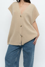 Load image into Gallery viewer, MAXMARA WEEKEND x Beige Sleveless Knit Cardigan (XS-L)
