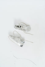 Load image into Gallery viewer, DOLCE &amp; GABBANA x Rhinestone White Leather Platform Sneakers (8, 8.5)