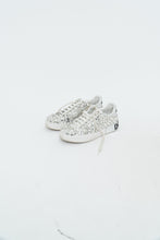 Load image into Gallery viewer, DOLCE &amp; GABBANA x Rhinestone White Leather Platform Sneakers (8, 8.5)