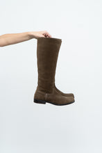 Load image into Gallery viewer, Vintage x Brown Suede Tall Boots (8)
