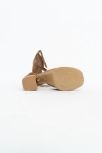 Load image into Gallery viewer, PELIN IN AYAKKABILAN x Beige Suede Platform Heels (7, 7.5)