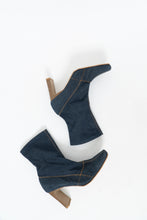 Load image into Gallery viewer, Vintage x Denim Heels (8.5, 9)