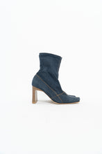 Load image into Gallery viewer, Vintage x Denim Heels (8.5, 9)