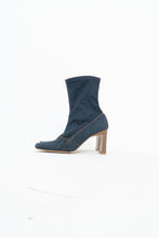 Load image into Gallery viewer, Vintage x Denim Heels (8.5, 9)