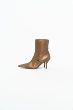 Load image into Gallery viewer, Vintage x Made in Brazil x Bronze Leather Kitten Heeled Boots (6)