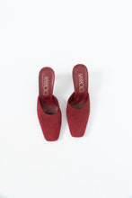 Load image into Gallery viewer, Vintage x Made in Brazil x Red Suede Heels (7, 7.5)