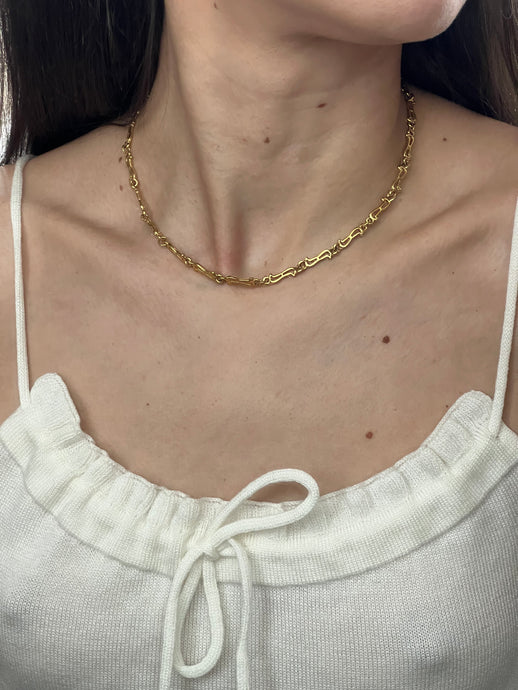 Vintage x Unique Gold-Plated Choker