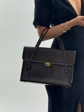 Load image into Gallery viewer, Vintage x Brown Structured Leather Purse