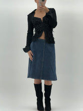 Load image into Gallery viewer, Modern x Midi Denim Skirt (XS)