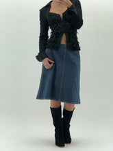 Load image into Gallery viewer, Modern x Midi Denim Skirt (XS)