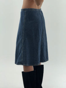 Modern x Midi Denim Skirt (XS)