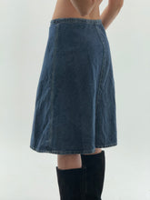 Load image into Gallery viewer, Modern x Midi Denim Skirt (XS)