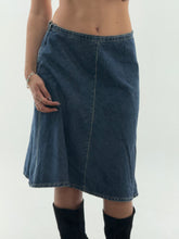 Load image into Gallery viewer, Modern x Midi Denim Skirt (XS)