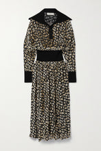 Load image into Gallery viewer, TORY BURCH x Black Velvet Floral Dress (L)