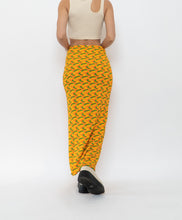Load image into Gallery viewer, Vintage x Orange, Green Patterned Long Skirt (XS)