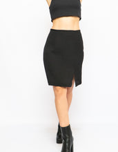 Load image into Gallery viewer, Vintage x Black Polyester Skirt (XS, S)