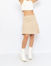 Load image into Gallery viewer, Vintage x Beige Alpaca Made in Morocco Skirt (S, M)