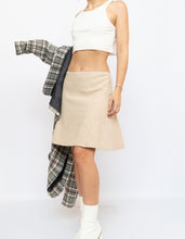 Load image into Gallery viewer, Vintage x Beige Alpaca Made in Morocco Skirt (S, M)