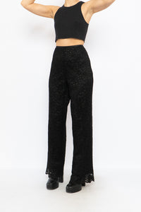 Vintage x Black Lace Pant (M, L)
