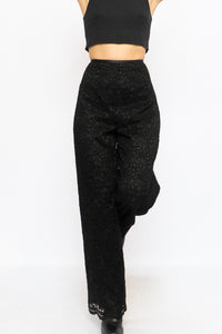 Vintage x Black Lace Pant (M, L)