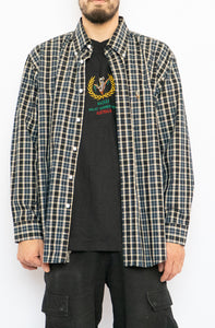 Vintage x Ralph Lauren Polo x Navy Plaid Button-up (XL)