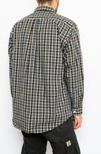 Load image into Gallery viewer, Vintage x Ralph Lauren Polo x Navy Plaid Button-up (XL)