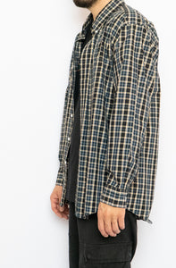 Vintage x Ralph Lauren Polo x Navy Plaid Button-up (XL)