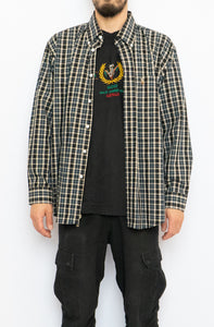 Vintage x Ralph Lauren Polo x Navy Plaid Button-up (XL)