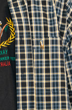 Load image into Gallery viewer, Vintage x Ralph Lauren Polo x Navy Plaid Button-up (XL)