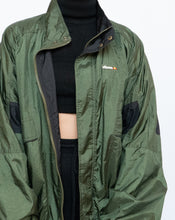 Load image into Gallery viewer, Vintage x ELLESSE x Made in Hong Kong x Olive Green Windbreaker (XS-M)